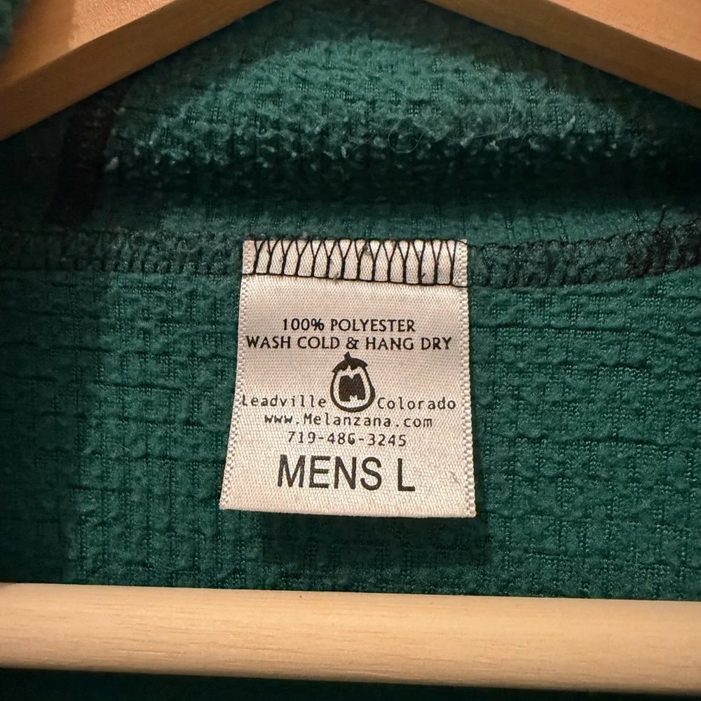 Men's Melanzana Micro Grid Hoodie v1, Large, Green - Picture 3 of 8